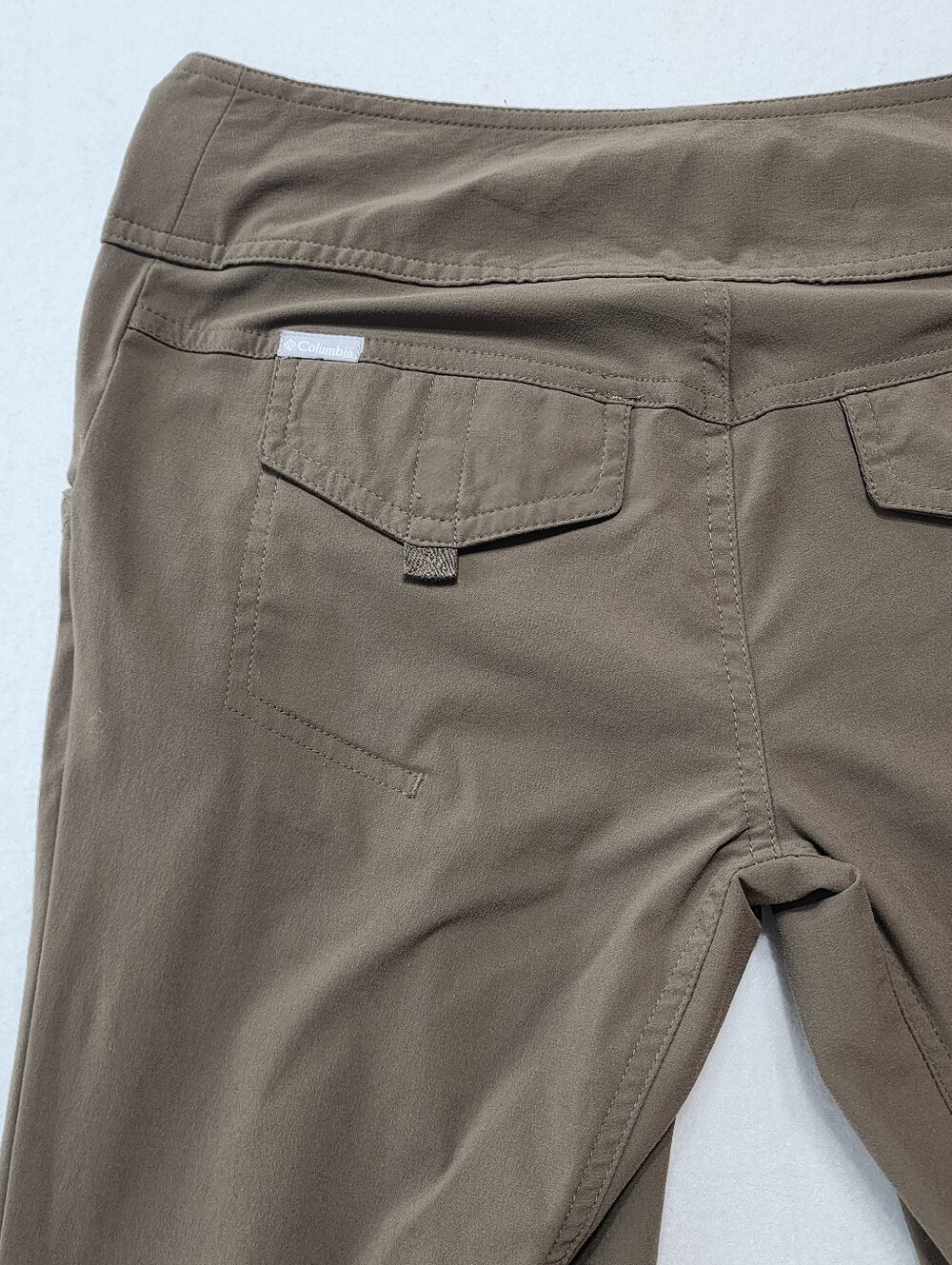 Columbia Omni Shield Hiking Cargo Pants Women’s 4 Brown Outdoor Trail - Picture 12 of 14